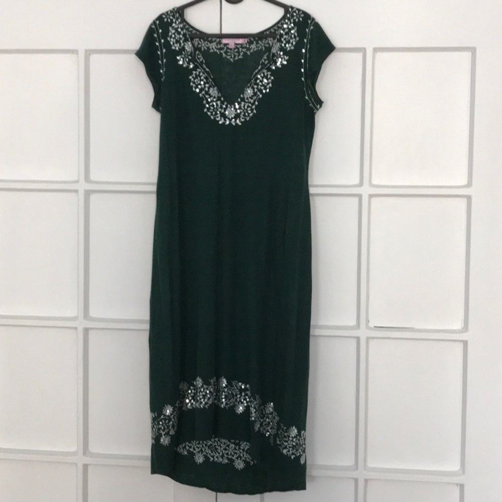 💃CALYPSO ST. BARTH LINEN DRESS- SIZE MEDIUM